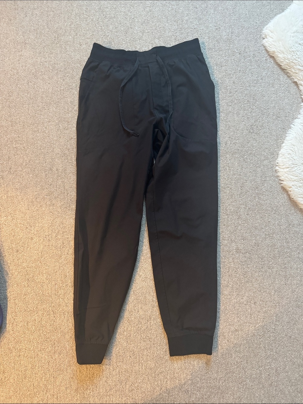 Lulu Black Joggers, M size 28 Long
